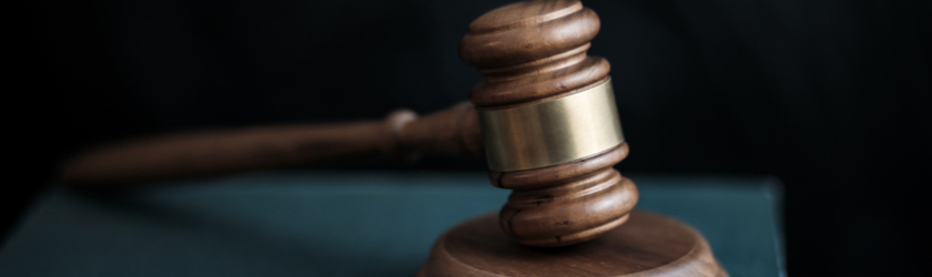Photo of a judge's gavel